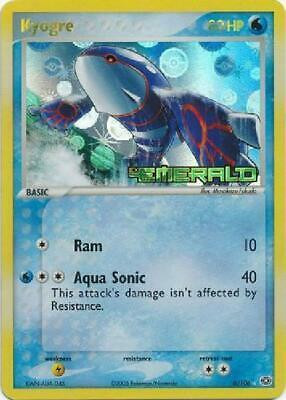 Kyogre #6 — EX Emerald (Reverse Holo)