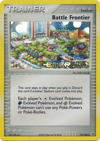 Battle Frontier #75 — EX Emerald (Reverse Holo)