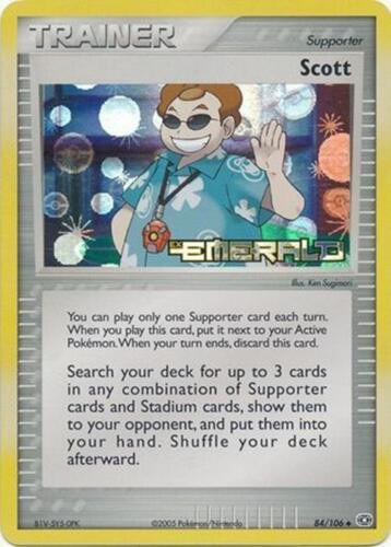 Scott #84 — EX Emerald (Reverse Holo)