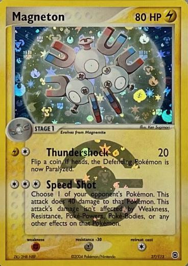 Magneton #27 — EX FireRed & LeafGreen (Reverse Holo)
