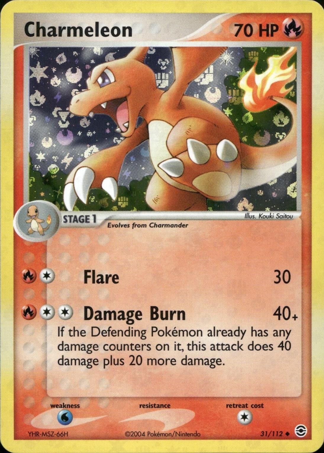 Charmeleon #31 — EX FireRed & LeafGreen (Reverse Holo)