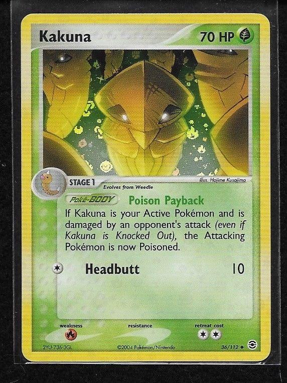 Kakuna #36 — EX FireRed & LeafGreen (Reverse Holo)