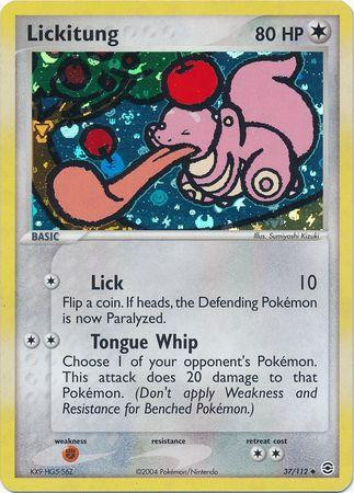 Lickitung #37 — EX FireRed & LeafGreen (Reverse Holo)