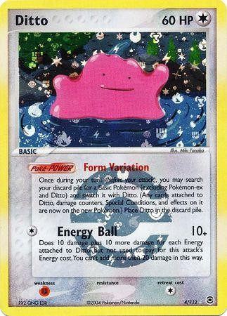 Ditto #4 — EX FireRed & LeafGreen (Reverse Holo)