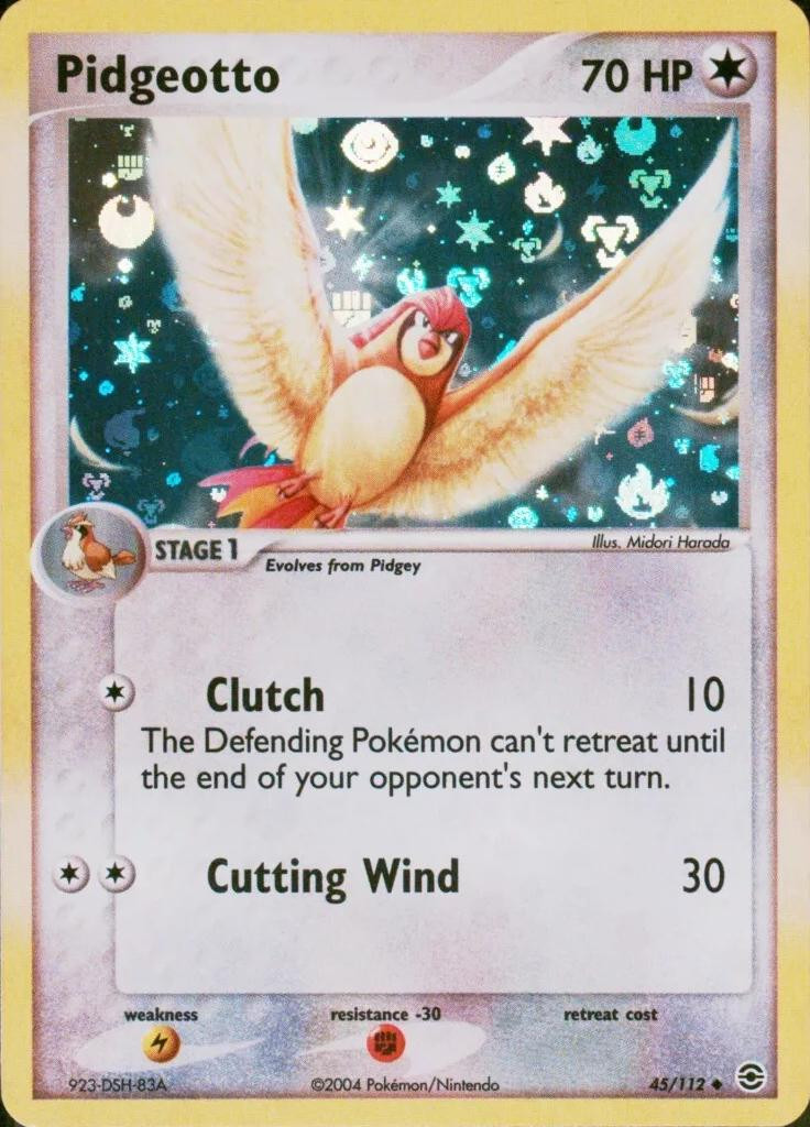 Pidgeotto #45 — EX FireRed & LeafGreen (Reverse Holo)