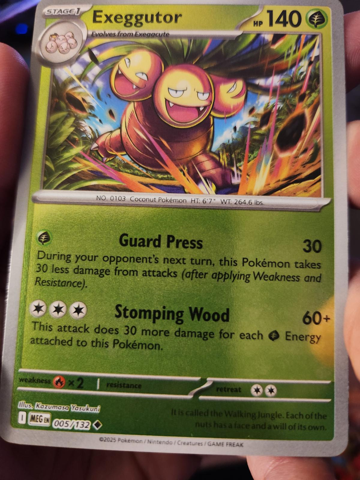 Exeggutor #5 — EX FireRed & LeafGreen (Reverse Holo)