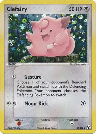 Clefairy #59 — EX FireRed & LeafGreen (Reverse Holo)