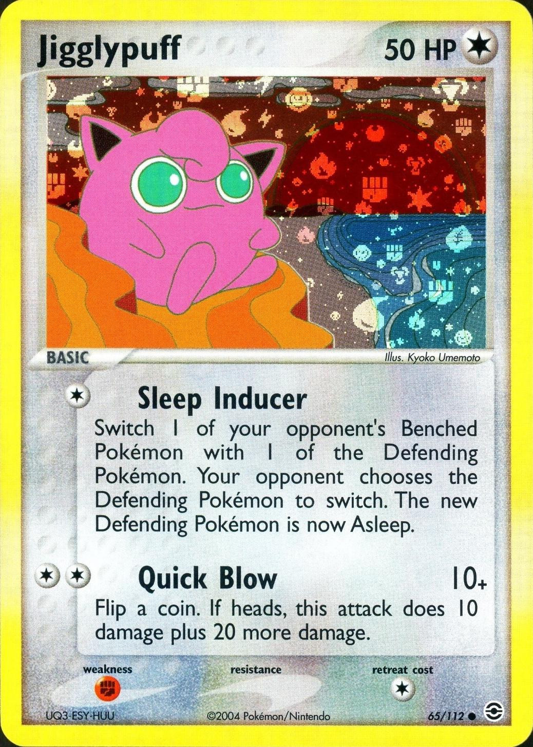 Jigglypuff #65 — EX FireRed & LeafGreen (Reverse Holo)