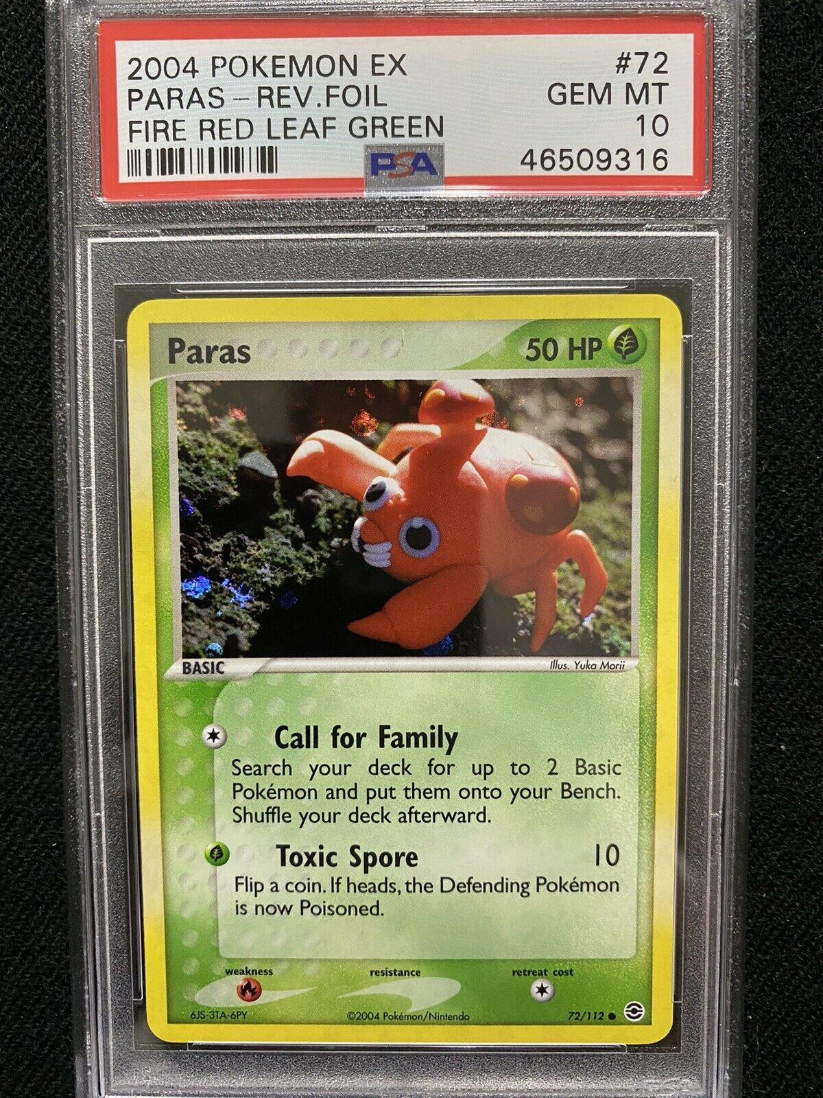 Paras #72 — EX FireRed & LeafGreen (Reverse Holo)