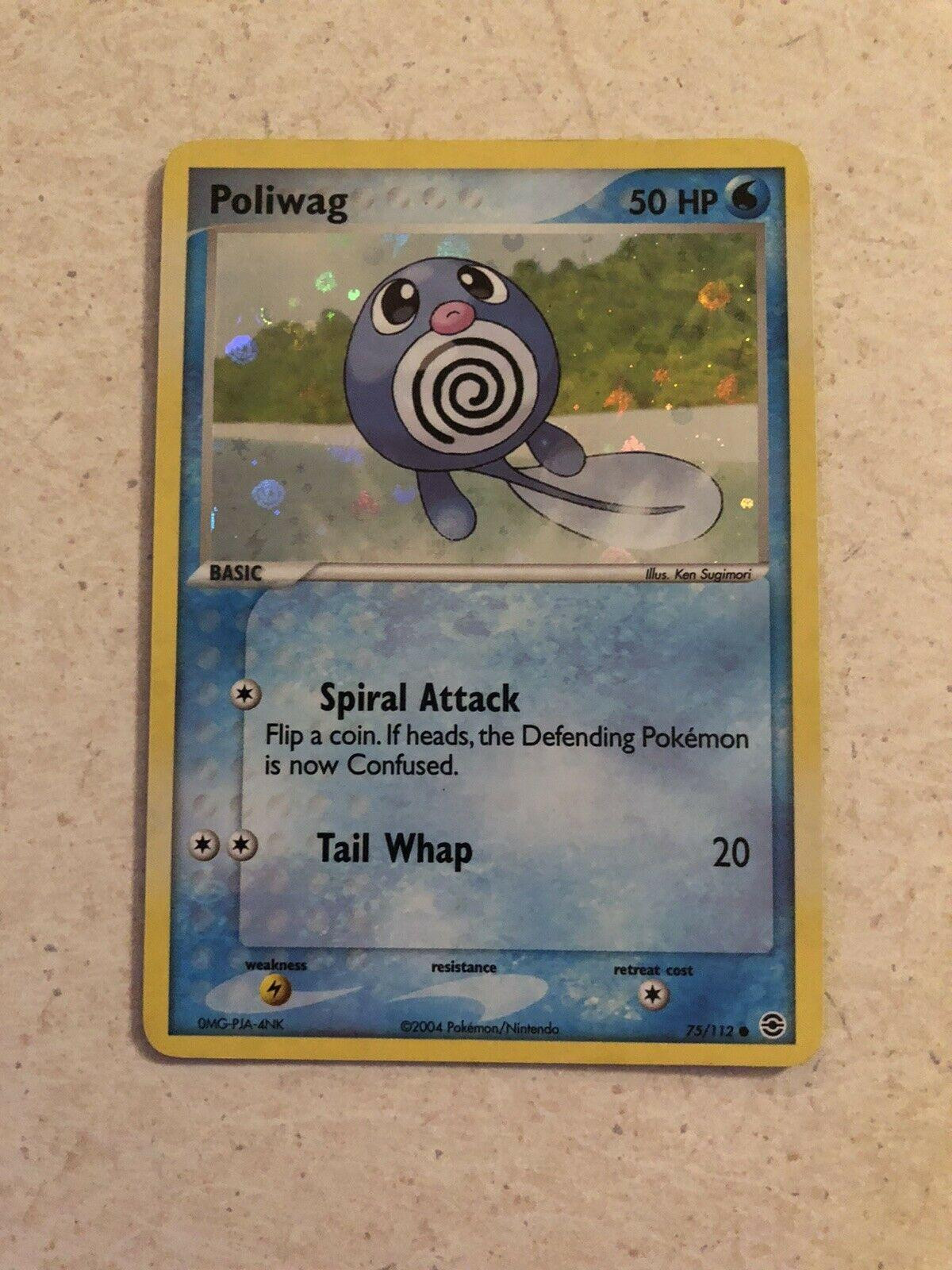 Poliwag #75 — EX FireRed & LeafGreen (Reverse Holo)