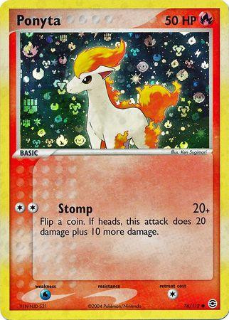 Ponyta #76 — EX FireRed & LeafGreen (Reverse Holo)
