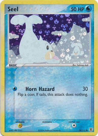 Seel #78 — EX FireRed & LeafGreen (Reverse Holo)