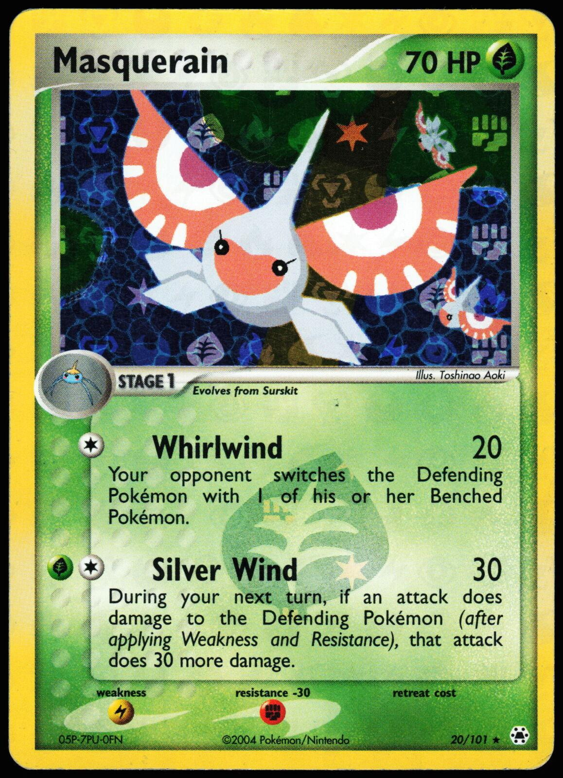 Masquerain #20 — EX Hidden Legends (Reverse Holo)