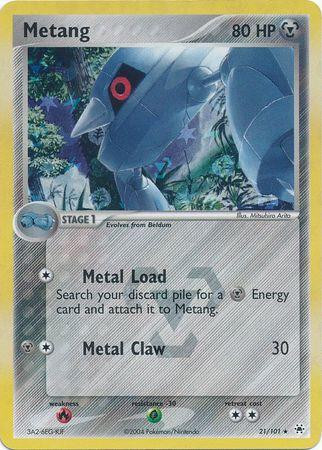 Metang #21 — EX Hidden Legends (Reverse Holo)