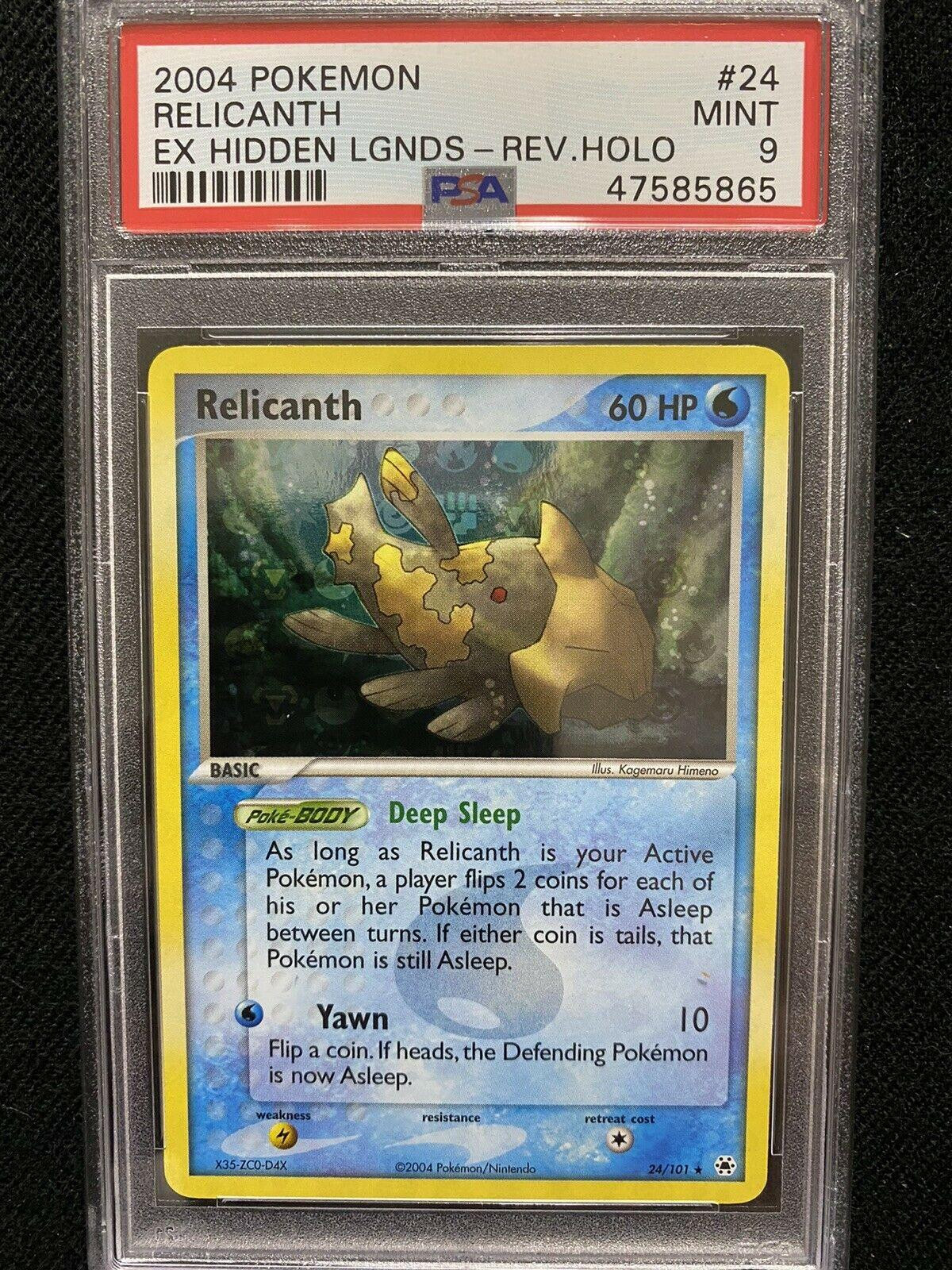Relicanth #24 — EX Hidden Legends (Reverse Holo)