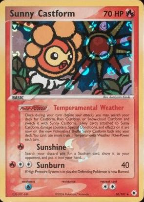 Sunny Castform #26 — EX Hidden Legends (Reverse Holo)