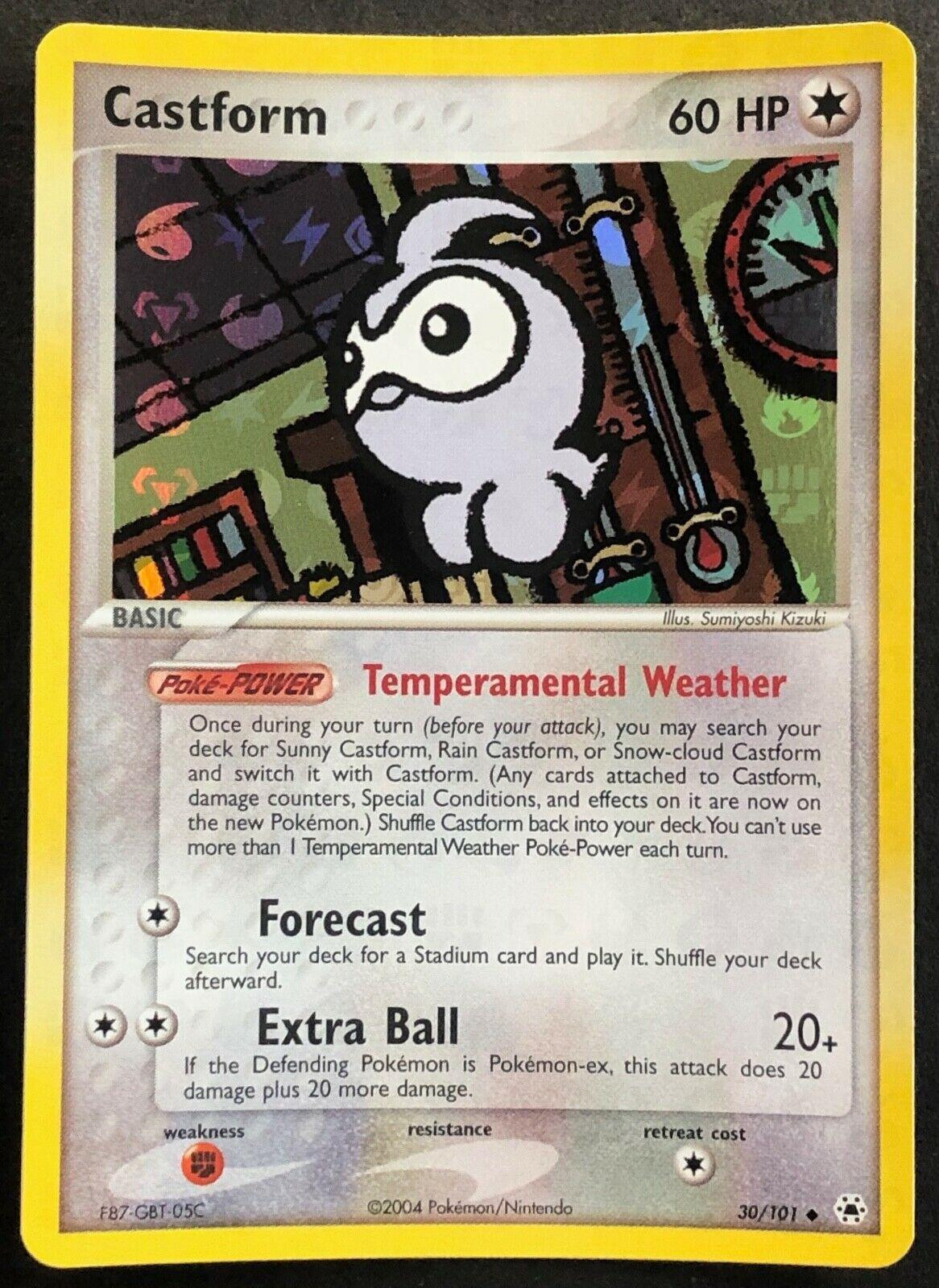 Castform #30 — EX Hidden Legends (Reverse Holo)