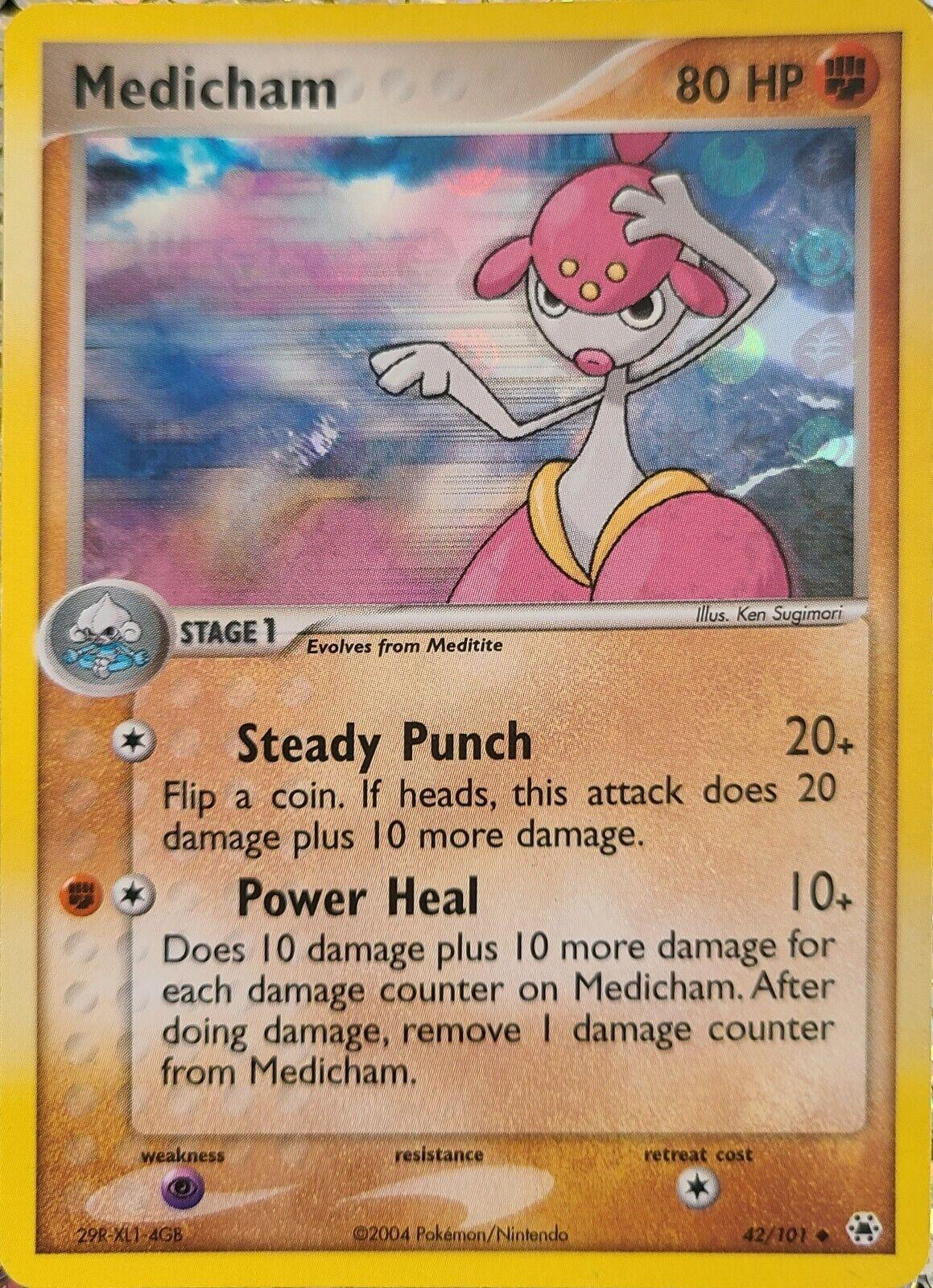 Medicham #42 — EX Hidden Legends (Reverse Holo)
