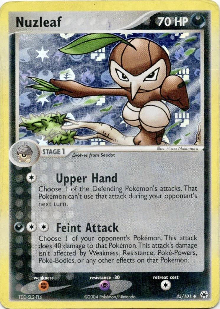 Nuzleaf #45 — EX Hidden Legends (Reverse Holo)