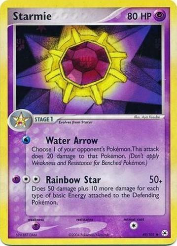 Starmie #49 — EX Hidden Legends (Reverse Holo)