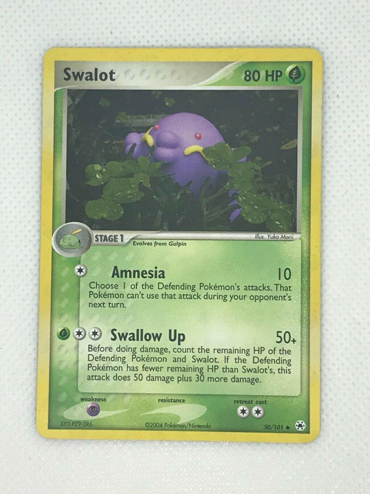 Swalot #50 — EX Hidden Legends (Reverse Holo)