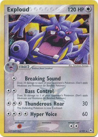 Exploud #6 — EX Hidden Legends (Reverse Holo)