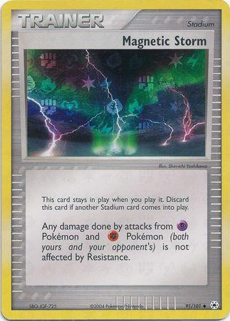 Magnetic Storm #91 — EX Hidden Legends (Reverse Holo)