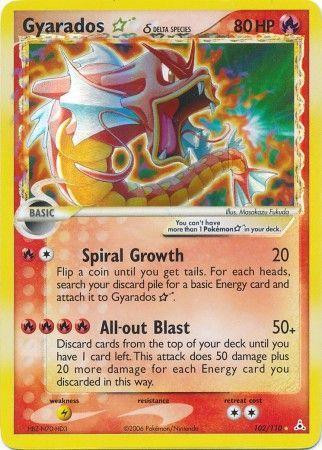 Gyarados Gold Star #102 — EX Holon Phantoms (Reverse Holo)