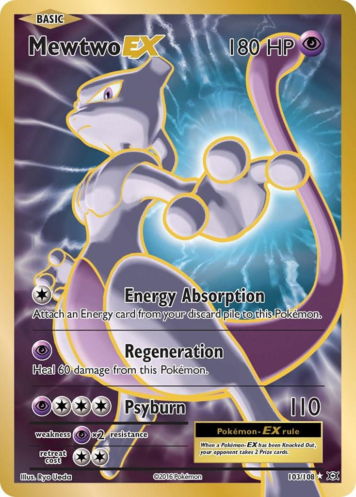 Mewtwo Gold Star #103 — EX Holon Phantoms (Reverse Holo)