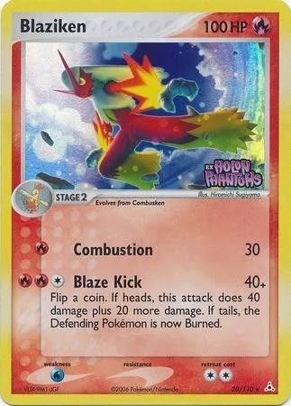 Blaziken #20 — EX Holon Phantoms (Reverse Holo)