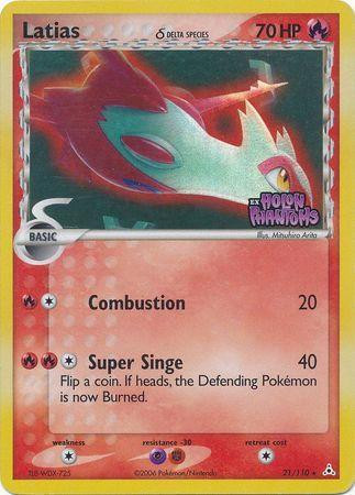 Latias #21 — EX Holon Phantoms (Reverse Holo)