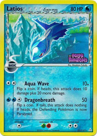 Latios #22 — EX Holon Phantoms (Reverse Holo)