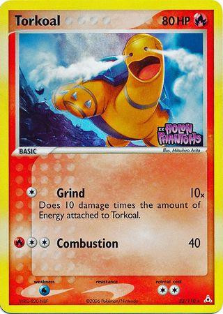 Torkoal #33 — EX Holon Phantoms (Reverse Holo)