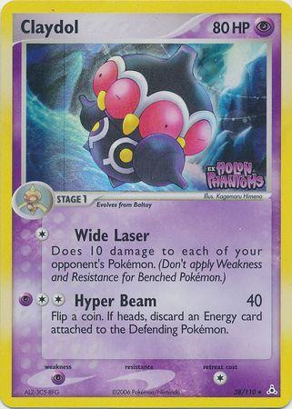 Claydol #38 — EX Holon Phantoms (Reverse Holo)