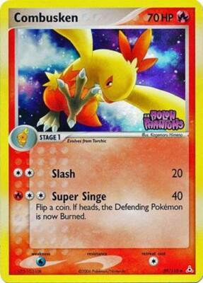 Combusken #39 — EX Holon Phantoms (Reverse Holo)