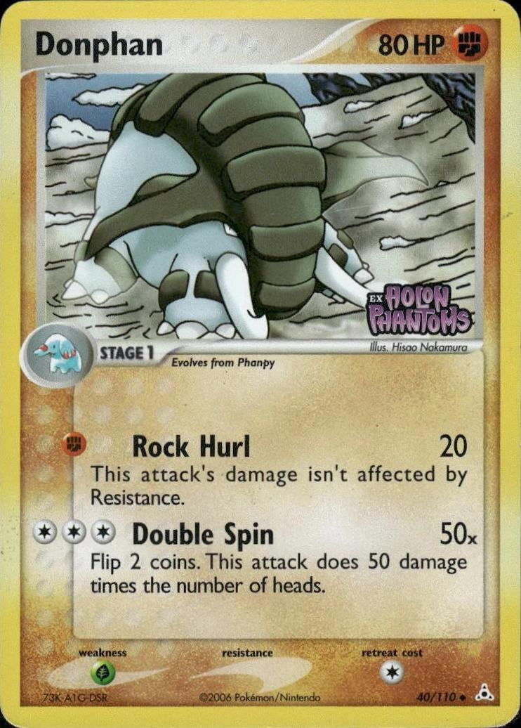 Donphan #40 — EX Holon Phantoms (Reverse Holo)