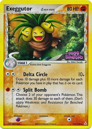 Exeggutor #41 — EX Holon Phantoms (Reverse Holo)
