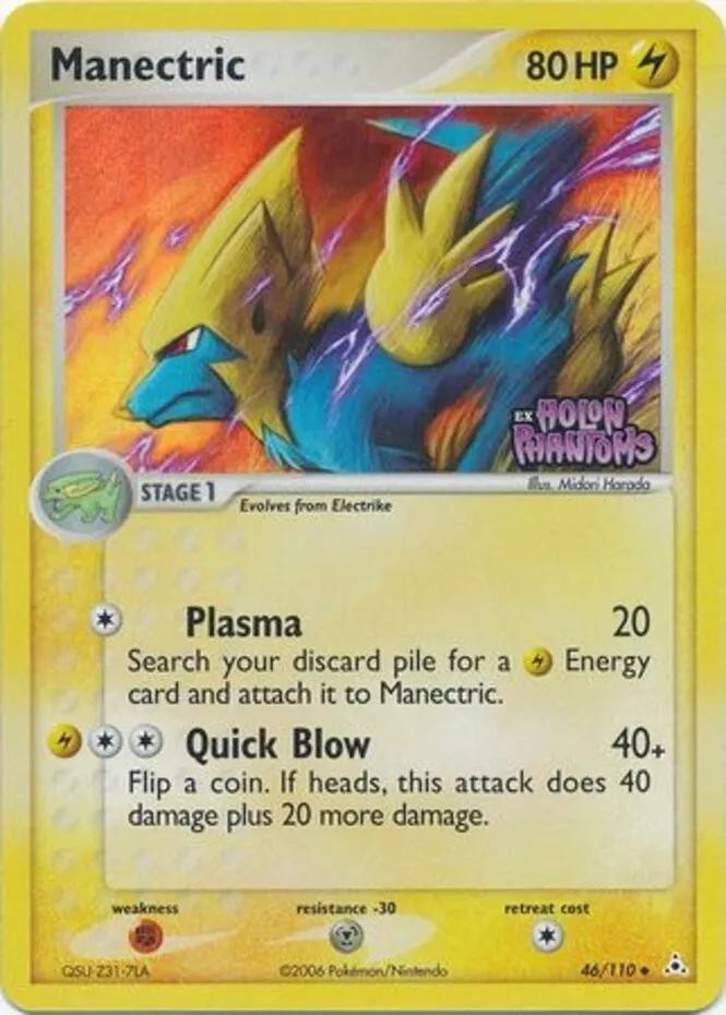 Manectric #46 — EX Holon Phantoms (Reverse Holo)