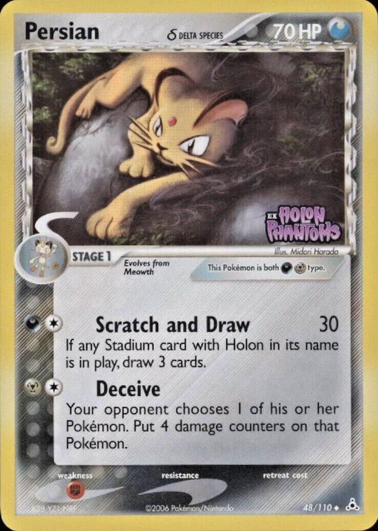Persian #48 — EX Holon Phantoms (Reverse Holo)