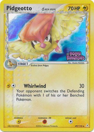 Pidgeotto #49 — EX Holon Phantoms (Reverse Holo)