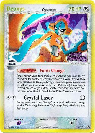 Deoxys #5 — EX Holon Phantoms (Reverse Holo)
