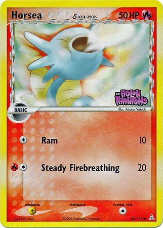 Horsea #66 — EX Holon Phantoms (Reverse Holo)