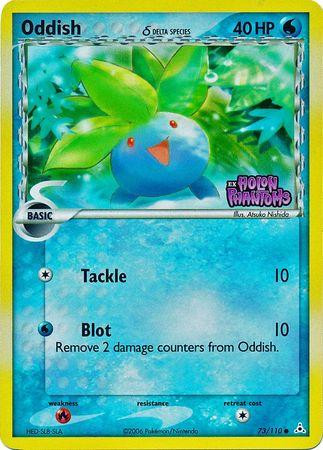 Oddish #73 — EX Holon Phantoms (Reverse Holo)