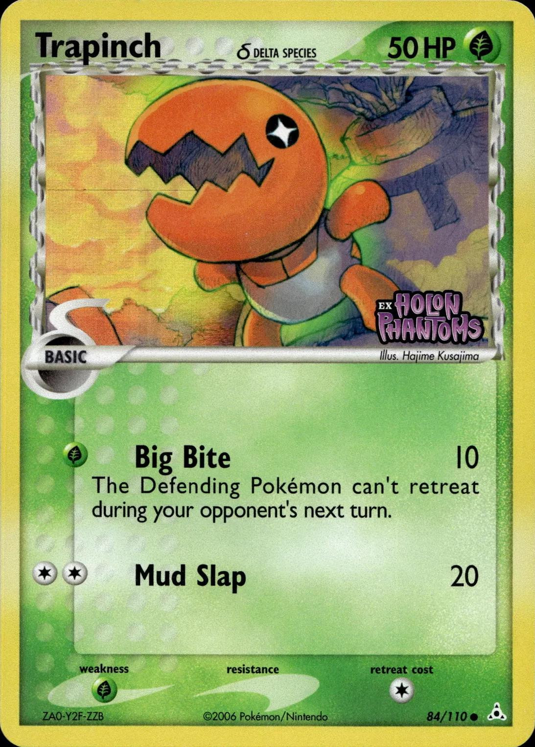 Trapinch #84 — EX Holon Phantoms (Reverse Holo)