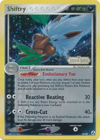 Shiftry #12 — EX Legend Maker (Reverse Holo)