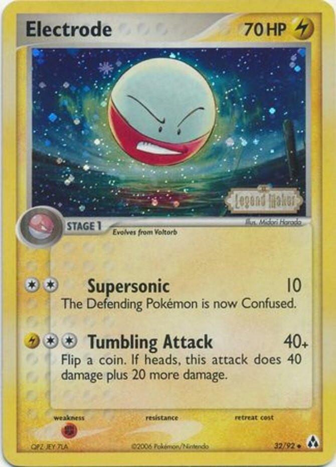 Electrode #32 — EX Legend Maker (Reverse Holo)
