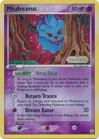 Misdreavus #40 — EX Legend Maker (Reverse Holo)