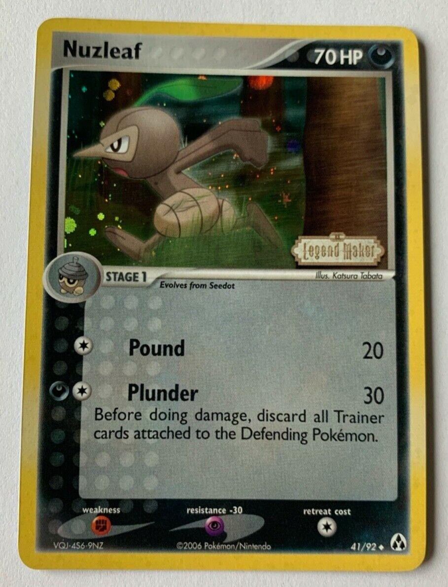 Nuzleaf #41 — EX Legend Maker (Reverse Holo)