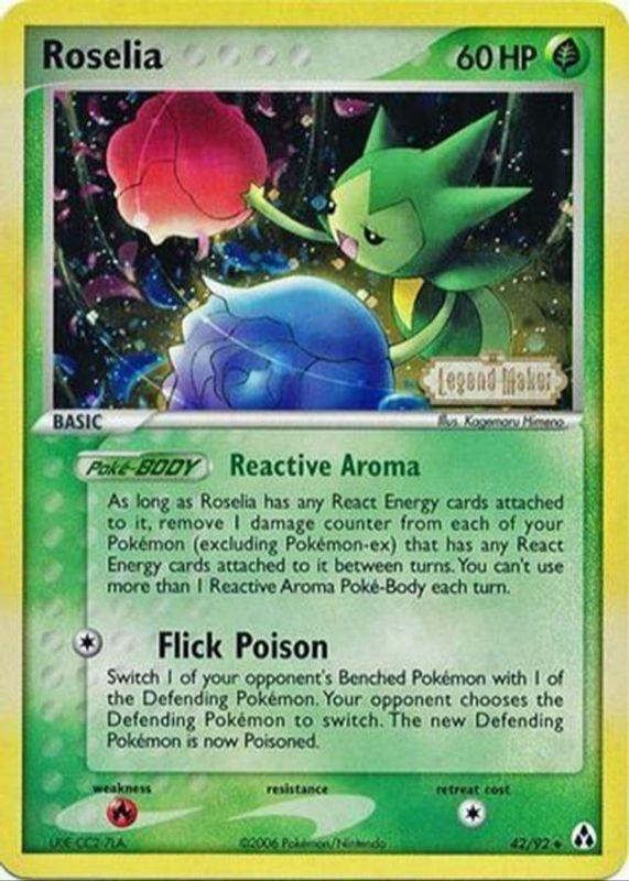 Roselia #42 — EX Legend Maker (Reverse Holo)