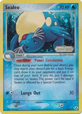 Sealeo #43 — EX Legend Maker (Reverse Holo)